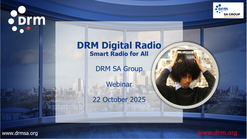 First DRM Webinar Successfully Organised by the DRM SA Group